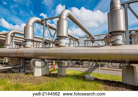 Pipes at Nesjavellir Geothermal Power Plant, Iceland. View Large Photo Image Stock Image - Pipes at Nesjavellir Geothermal Power Plant, Iceland.. Fotosearch