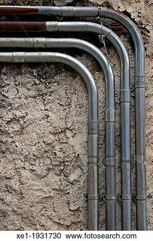 Stock Image - pipes, Tordera, Catalonia, Spain.. Fotosearch