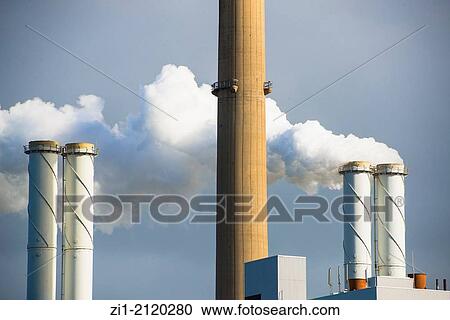 pipes with smoke from powerstation at the Maasvlakte, Rotterdam, the Netherlands View Large Photo Image Stock Image - pipes with smoke from powerstation at the Maasvlakte, Rotterdam, the Netherlands. Fotosearch