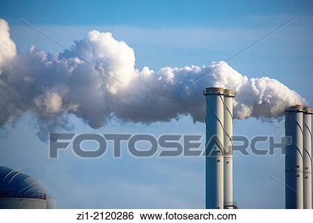 pipes with smoke from powerstation at the Maasvlakte, Rotterdam, the Netherlands View Large Photo Image Stock Photograph - pipes with smoke from powerstation at the Maasvlakte, Rotterdam, the Netherlands. Fotosearch