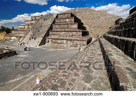 Piramide de la Luna, Moon Pyramid, Teotihuacan, UNESCO World Heritage Site, Mexico, Central America View Large Photo Image Stock Image - Piramide de la Luna, Moon Pyramid, Teotihuacan, UNESCO World Heritage Site, Mexico, Central America. Fotosearch