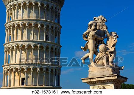 Pisa Leaning Tower, Piazza del Duomo Cathedral Square Campo dei Miracoli UNESCO world heritage site Tuscany, Italy, Europe. View Large Photo Image Stock Image - Pisa Leaning Tower, Piazza del Duomo Cathedral Square Campo dei Miracoli UNESCO world heritage site Tuscany, Italy, Europe.. Fotosearch
