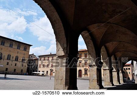 Pistoia (Italy): Piazza del Duomo, seen from the Palazzo del Comune (City Hall) View Large Photo Image Stock Image - Pistoia (Italy): Piazza del Duomo, seen from the Palazzo del Comune (City Hall). Fotosearch