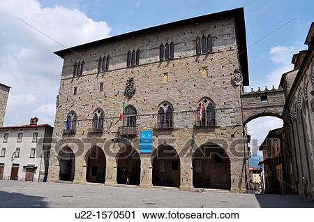 Pistoia (Italy): Piazza del Duomo, with the Palazzo del Comune (City Hall) View Large Photo Image Stock Image - Pistoia (Italy): Piazza del Duomo, with the Palazzo del Comune (City Hall). Fotosearch