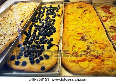 Stock Image - Pizza, Florence, Tuscany, Italy. Fotosearch