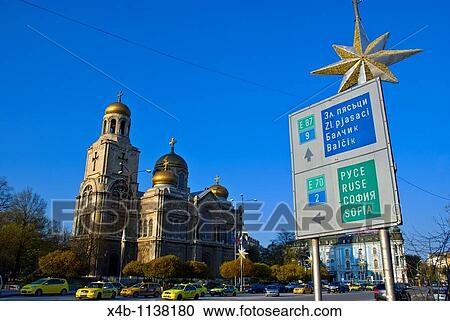 Pl Mitropolitska Simeon square central Varna Black Sea coast Bulgaria Europe View Large Photo Image Stock Image - Pl Mitropolitska Simeon square central Varna Black Sea coast Bulgaria Europe. Fotosearch