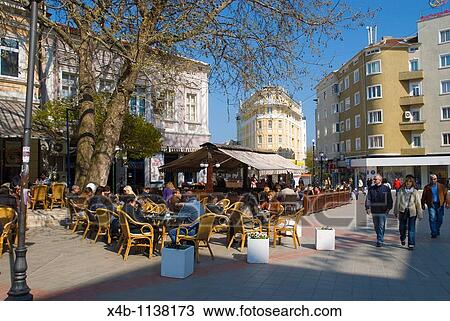 Pl Nezavisimost square central Varna Black Sea coast Bulgaria Europe View Large Photo Image Stock Image - Pl Nezavisimost square central Varna Black Sea coast Bulgaria Europe. Fotosearch
