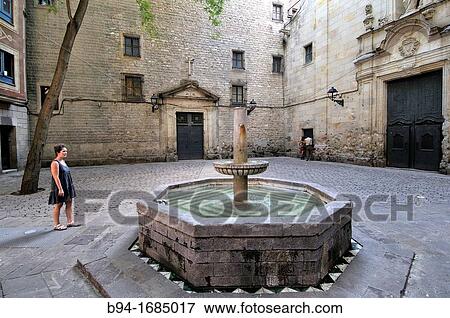 Pla? a de Sant Felip Neri square, Gothic quarter, Barcelona, Catalonia, Spain View Large Photo Image Stock Photo - Pla? a de Sant Felip Neri square, Gothic quarter, Barcelona, Catalonia, Spain. Fotosearch