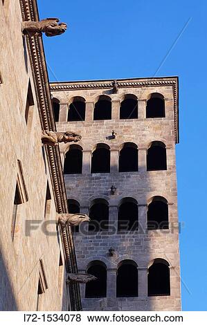 Pla? a del Rei, Gothic Quarter, Barcelona, Catalonia, Spain View Large Photo Image Stock Photo - Pla? a del Rei, Gothic Quarter, Barcelona, Catalonia, Spain. Fotosearch