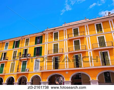 Placa Major - main square in Palma de Mallorca, Balearic Islands, Spain. View Large Photo Image Stock Photo - Placa Major - main square in Palma de Mallorca, Balearic Islands, Spain.. Fotosearch