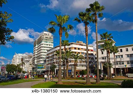 Place des Nations Unies square central new town Casablanca central Morocco northern Africa View Large Photo Image Stock Image - Place des Nations Unies square central new town Casablanca central Morocco northern Africa. Fotosearch