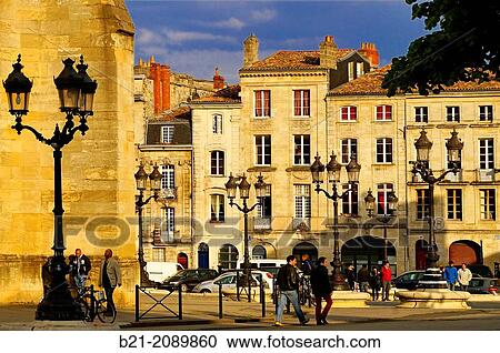 Place Saint Michel at Bordeaux, Gironde, Aquitaine, France View Large Photo Image Stock Image - Place Saint Michel at Bordeaux, Gironde, Aquitaine, France. Fotosearch