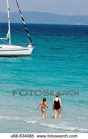 Stock Photography - Plage d? Argent, Porquerolles.? les d? Hy? res, Var, France. Fotosearch