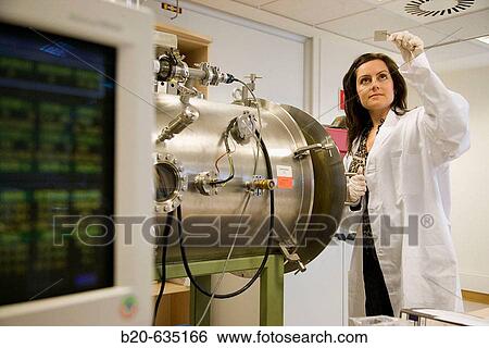 Stock Photograph - Plasma equipment. Technology and Research Centre. Inasmet-Tecnalia Foundation, San Sebastian, Gipuzkoa, Euskadi. Spain.. Fotosearch