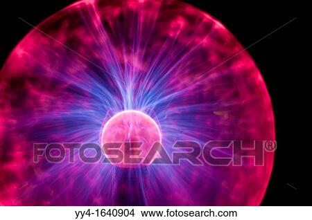 Plasma globe plasma ball, dome, orb, high-frequency alternating current, electricity, arc, electric glow discharge View Large Photo Image Picture - Plasma globe plasma ball, dome, orb, high-frequency alternating current, electricity, arc, electric glow discharge. Fotosearch