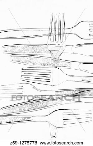 plastic forks and knives View Large Photo Image Stock Photo - plastic forks and knives. Fotosearch