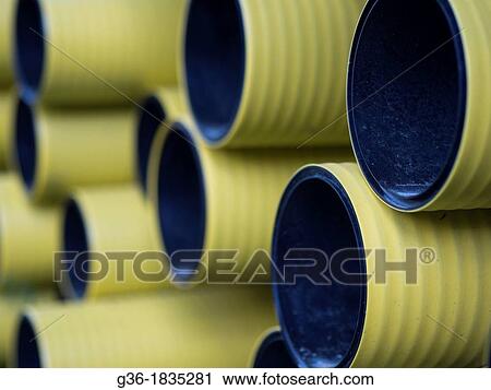 Plastic piping on construction site in Tampere, Finland View Large Photo Image Stock Image - Plastic piping on construction site in Tampere, Finland. Fotosearch