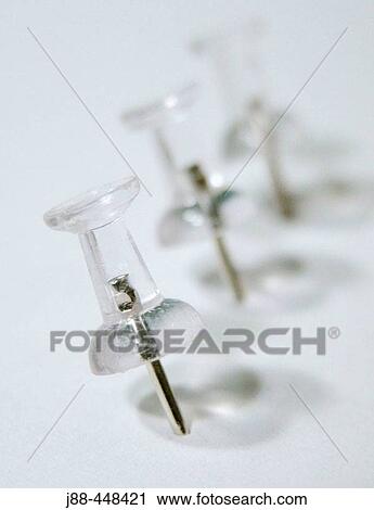 Stock Image - Plastic thumbtacks. Fotosearch