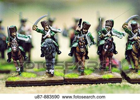 Stock Image - Plastic Toy Soldiers. Fotosearch