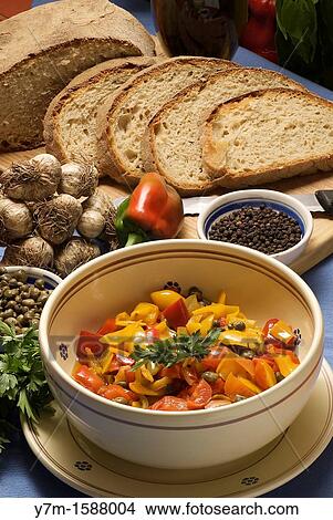 plate of peperonata View Large Photo Image Picture - plate of peperonata. Fotosearch