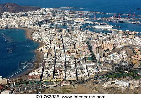 Playa de las Canteras, Puerto de la Luz, Las Palmas de Gran Canaria, Gran Canaria, Canary Islands, Spain View Large Photo Image Stock Photograph - Playa de las Canteras, Puerto de la Luz, Las Palmas de Gran Canaria, Gran Canaria, Canary Islands, Spain. Fotosearch