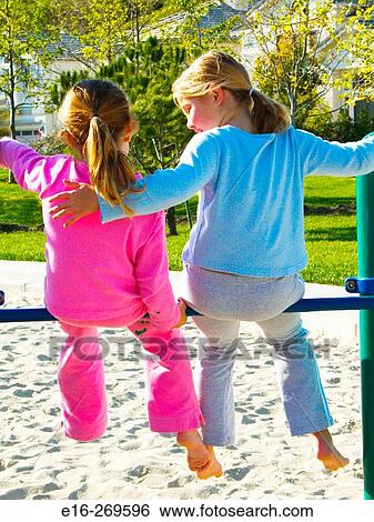 Playground friends View Large Photo Image Stock Photograph - Playground friends. Fotosearch