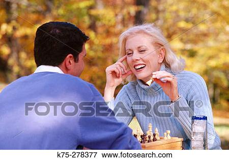 Playing chess outdoors View Large Photo Image Stock Photo - Playing chess outdoors. Fotosearch