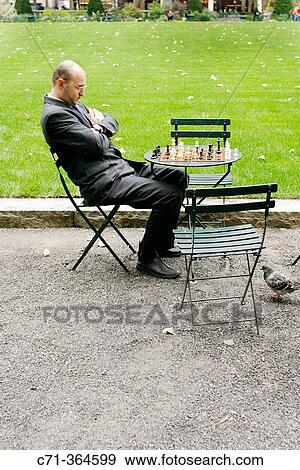 Playing chess View Large Photo Image Stock Photo - Playing chess. Fotosearch