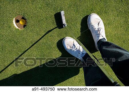 Playing golf. Roche-Posay. Vienne (86). France View Large Photo Image Stock Image - Playing golf. Roche-Posay. Vienne (86). France. Fotosearch