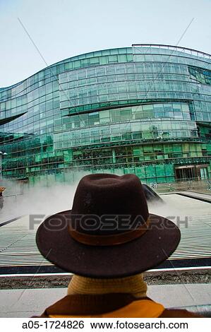 Plaza Bizkaia building By the architect Federico Soriano Bilbao Vizcaya Bizkaia Pais Vasco Basque Country Espaa Spain. View Large Photo Image Stock Photograph - Plaza Bizkaia building By the architect Federico Soriano Bilbao Vizcaya Bizkaia Pais Vasco Basque Country Espaa Spain.. Fotosearch