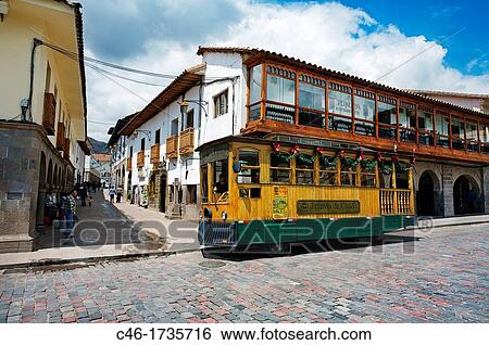 Plaza de Armas, Cuzco, Peru. View Large Photo Image Stock Photograph - Plaza de Armas, Cuzco, Peru.. Fotosearch