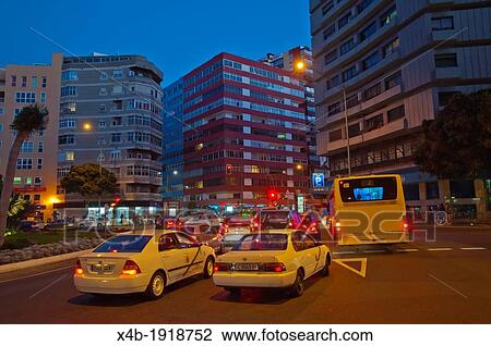 Stock Image - Plaza de Espana square Santa Catalina district Las Palmas Gran Canaria the Canary Islands Spain. Fotosearch