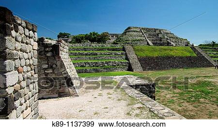 Plaza de los Dos Glifos. Xochicalco archaelogical site. Mexico View Large Photo Image Stock Photo - Plaza de los Dos Glifos. Xochicalco archaelogical site. Mexico. Fotosearch