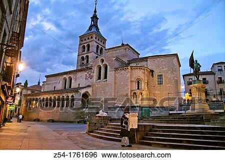 Plaza de San Martin and San Martin Church, Segovia, Castile La Mancha, Spain View Large Photo Image Stock Photograph - Plaza de San Martin and San Martin Church, Segovia, Castile La Mancha, Spain. Fotosearch