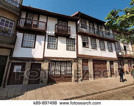 Plaza de Santiago. Guimaraes. Portugal. View Large Photo Image Stock Photo - Plaza de Santiago. Guimaraes. Portugal.. Fotosearch