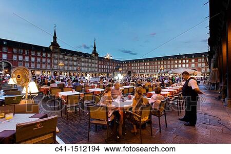Plaza Mayor, Madrid, Spain View Large Photo Image Picture - Plaza Mayor, Madrid, Spain. Fotosearch
