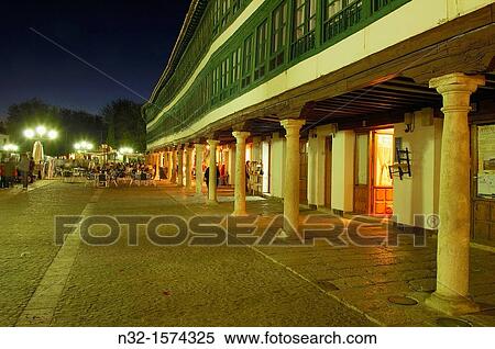 Plaza Mayor (Main Square), Almagro, Ciudad Real province, Castilla-La Mancha, Spain, Europe View Large Photo Image Stock Photography - Plaza Mayor (Main Square), Almagro, Ciudad Real province, Castilla-La Mancha, Spain, Europe. Fotosearch