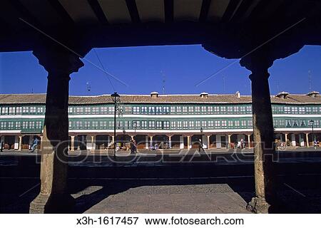 Plaza Mayor of Almagro, Province of Ciudad Real, autonomous community Castile-La Mancha, Spain, Europe View Large Photo Image Stock Photo - Plaza Mayor of Almagro, Province of Ciudad Real, autonomous community Castile-La Mancha, Spain, Europe. Fotosearch