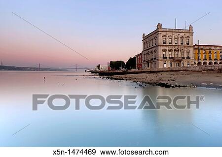Stock Photo - Plaza of Commerce, Lisbon, Portugal, Europe. Fotosearch