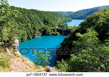 Plitvice lakes National Park, Croatia, Europe View Large Photo Image Stock Photo - Plitvice lakes National Park, Croatia, Europe. Fotosearch