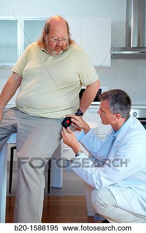 Stock Photography - PLS researchers taught an older mobile tele care device for automatic detection of falls that sits at the waist. Fotosearch