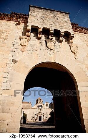 Poblet Monastery. Part of the Cistercian Route in Tarragona, Catalonia, Spain. View Large Photo Image Picture - Poblet Monastery. Part of the Cistercian Route in Tarragona, Catalonia, Spain.. Fotosearch