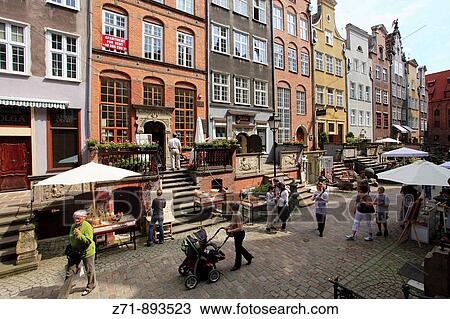 Poland, Gdansk, Mariacka Street, boutiques View Large Photo Image Stock Image - Poland, Gdansk, Mariacka Street, boutiques. Fotosearch