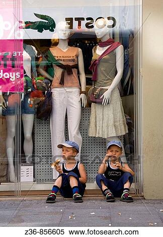 Stock Photography - Poland Krakow, boys. Fotosearch