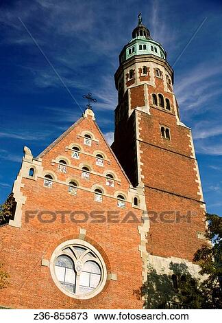 Poland Krakow, church of Jesuit View Large Photo Image Stock Image - Poland Krakow, church of Jesuit. Fotosearch