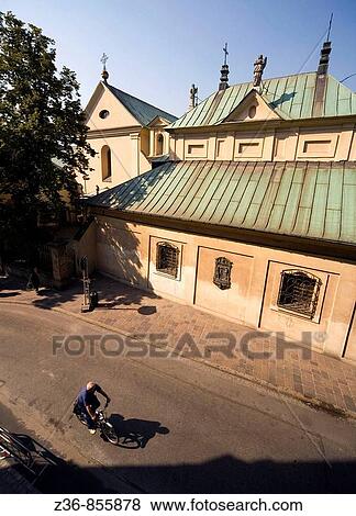 Stock Photo - Poland Krakow church of the Virgin Mary Annunciation Kapucynow. Fotosearch