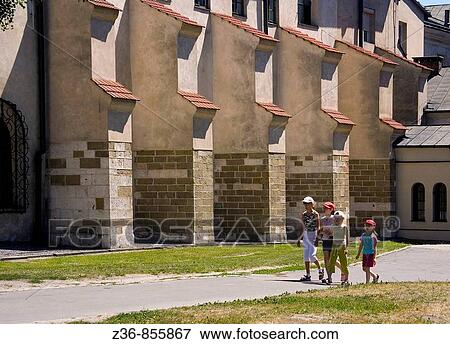 Stock Photo - Poland Krakow Franciscan Monastery. Fotosearch