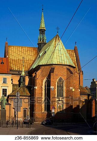 Stock Photo - Poland Krakow Franciscan Monastery. Fotosearch