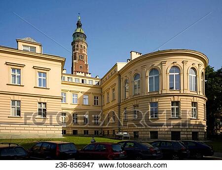 Poland Krakow, Hospital and Jesuit church View Large Photo Image Stock Photo - Poland Krakow, Hospital and Jesuit church. Fotosearch