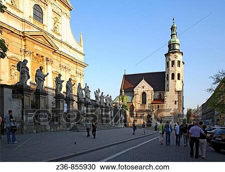 Poland, Krakow, St Andrew's church View Large Photo Image Stock Image - Poland, Krakow, St Andrew's church. Fotosearch